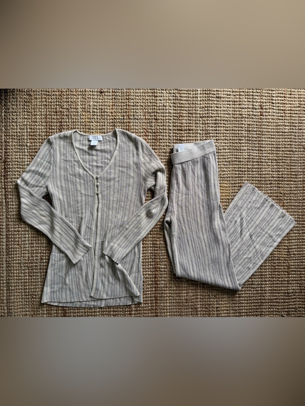 House of Harlow 1960 Metallic Ribbed 2-Piece Set